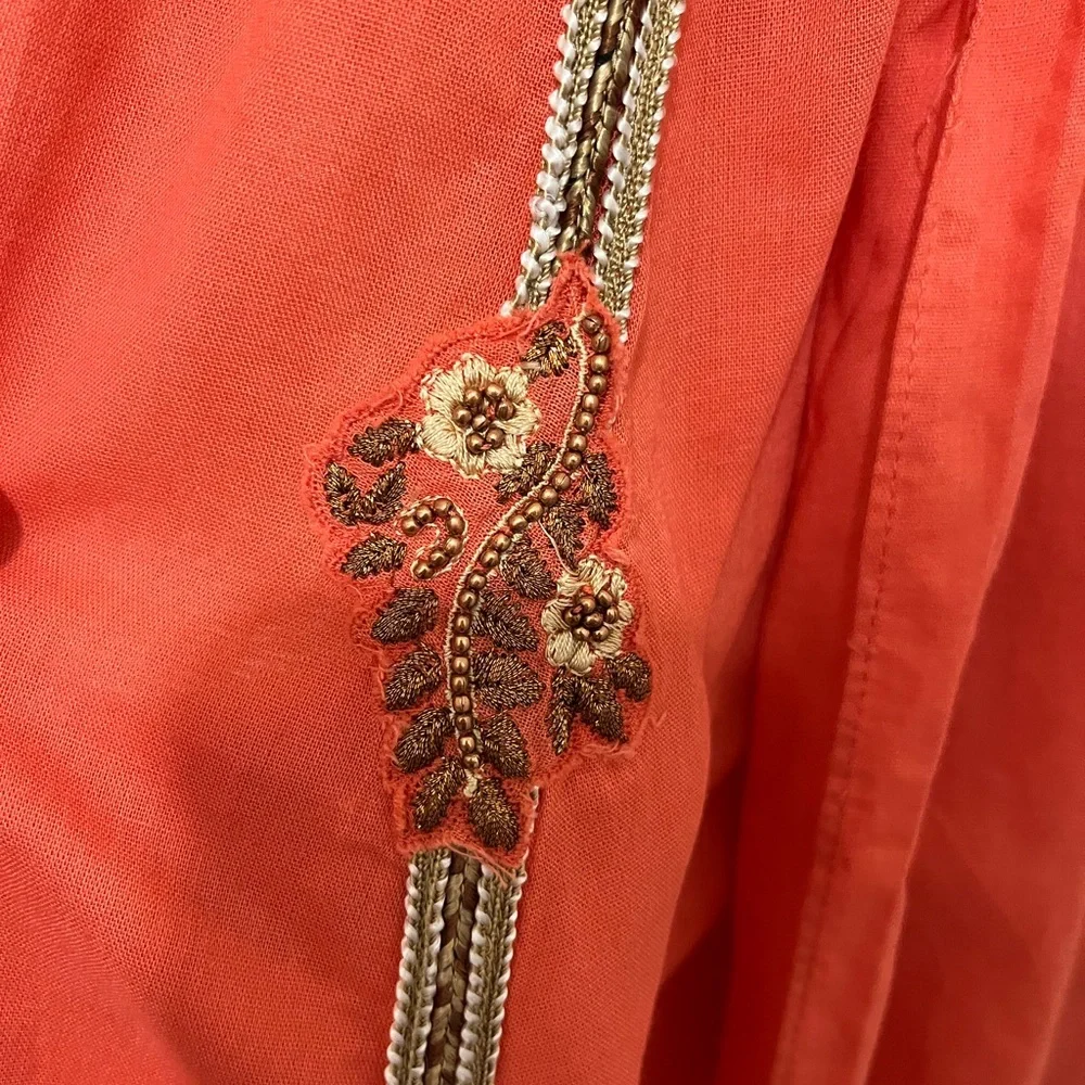 Free People One Enchanted Evening Open Back Beaded Dress S/P - Picture 7 of 13